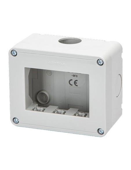 INVOLUCRO A PARETE IP40 POSTI 3 MM 101X83 H.MM 55 X ABM