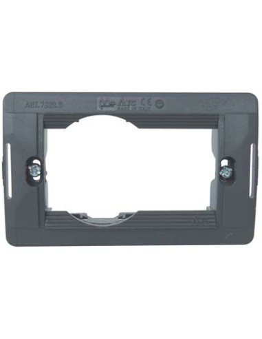 SUPPORTO FRUTTI ARC MARLANVIL PC NERO POSTI 1+SCHUKO