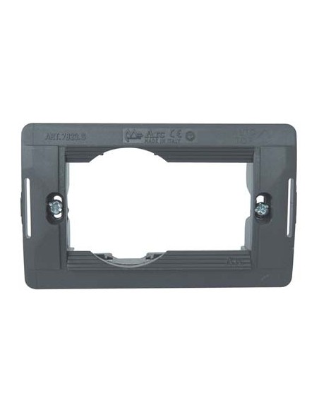 SUPPORTO FRUTTI ARC MARLANVIL PC NERO POSTI 1+SCHUKO