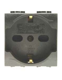 PRESA SCHUKO + SICUREZZA ONDA MARLANVIL VOLT 250 A 10/16 2P+T