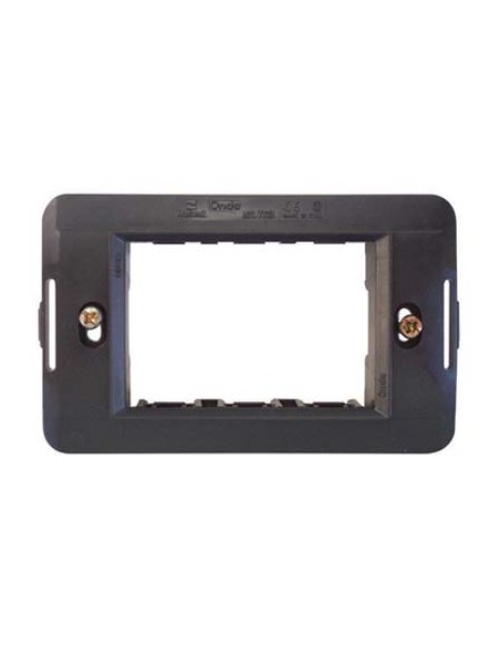 SUPPORTO FRUTTI ONDA MARLANVIL PC NERO POSTI 3