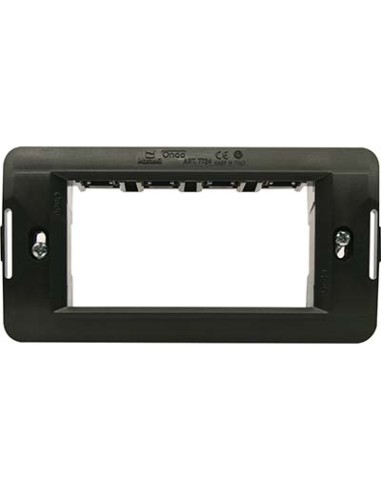 SUPPORTO FRUTTI ONDA MARLANVIL PC NERO POSTI 4