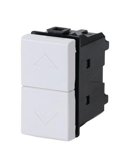 PULSANTE UNIPOLARE DOPPIO ABM BIANCO VOLT 250 A 16