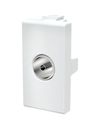 PRESA TV PASSANTE ABM BIANCO MM 9,5