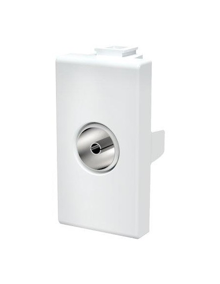 PRESA TV PASSANTE ABM BIANCO MM 9,5