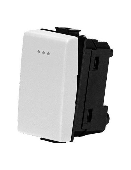 PULSANTE UNIPOLARE ABM BIANCO VOLT 250 A 16