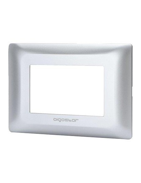 PLACCA COPRIFRUTTI ABM ARGENTO POSTI 3 MM 120X85