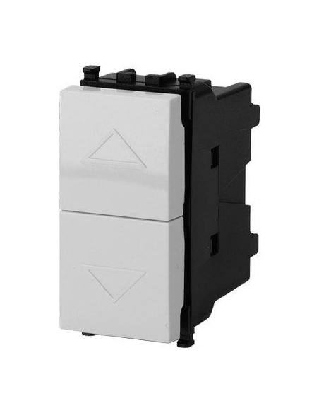 PULSANTE UNIPOLARE DOPPIO AVP BIANCO VOLT 250 A 16