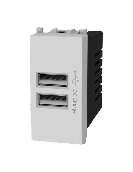 PRESA USB AVP BIANCO 2 PRESE USB VOLT 5 A 2.4
