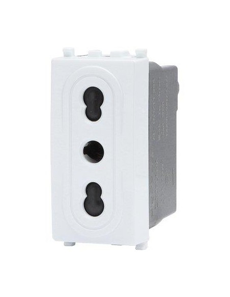 PRESA AVP BIANCO VOLT 250 A 10/16 2P+T
