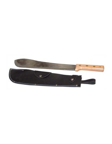 RONCOLA MACHETE 317 LEONELLI ACCIAIO FORGIATO/LEGNO CM 50 + CUSTODIA