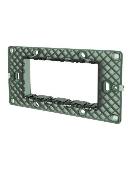 SUPPORTO FRUTTI AVP PC NERO POSTI 4