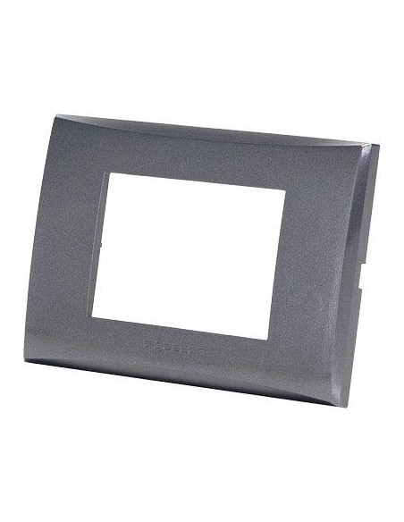 PLACCA COPRIFRUTTI AVP GRIGIO SCURO POSTI 3 MM 120X85