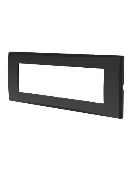 PLACCA COPRIFRUTTI AVP NERO POSTI 7 MM 205X80