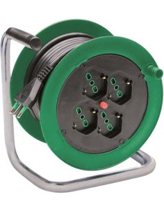 AVVOLGICAVO ONDINO FME 2P+T 16A BIPASSO SCHUKO X4 N°XMMQ 3X1,5 MT 15