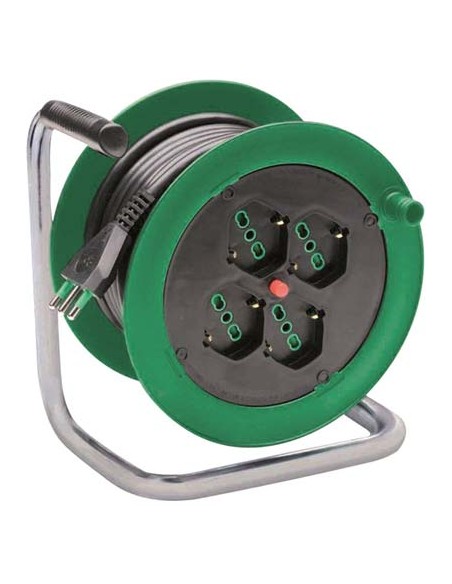 AVVOLGICAVO ONDINO FME 2P+T 16A BIPASSO SCHUKO X4 N°XMMQ 3X1,5 MT 15