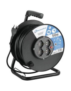 AVVOLGICAVO BRICOLAGE 49028 ELECTRALINE 2P+T 16A BIPASSO SCHUKO X4 N°XMMQ 3X1,5 MT 50