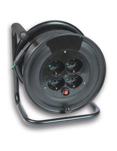 AVVOLGICAVO IMPRESA FME 2P+T 16A BIPASSO SCHUKO X4 N°XMMQ 3X1,5 MT 25