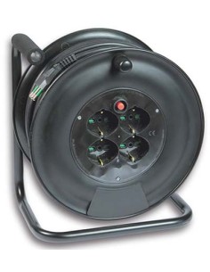 AVVOLGICAVO IMPRESA FME 2P+T 16A BIPASSO SCHUKO X4 N°XMMQ 3X1,5 MT 50