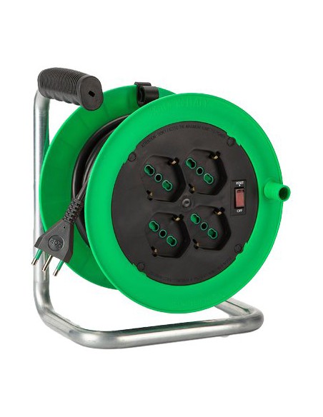 AVVOLGICAVO ZEUS FME 2P+T 16A BIPASSO SCHUKO X4 N°XMMQ 3X1,0 MT 15