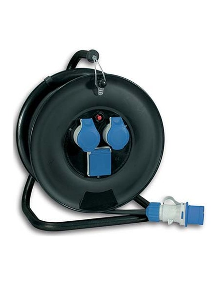 AVVOLGICAVO INDUSTRIALE BLU IP44 FME 2P+T 16A X2 N°XMMQ 3X2,5 MT 30