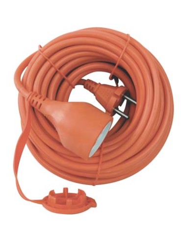 PROLUNGA LINEARE GARDEN ELECTRALINE ARANCIO 2P+T 16A SCHUKO N°XMMQ 2X1,5 MT 20