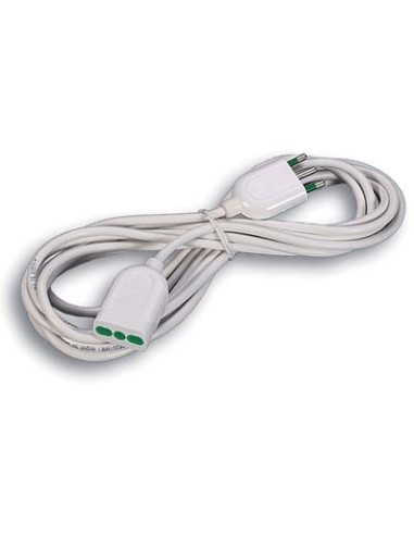PROLUNGA LINEARE BIPASSO FME BIANCO 2P+T 16A N°XMMQ 3X01,0 MT 3