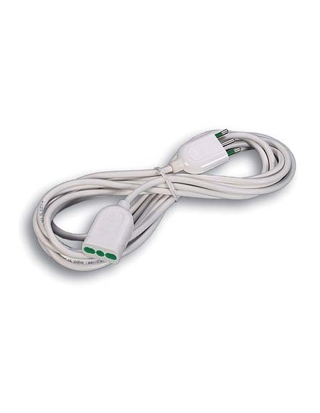 PROLUNGA LINEARE BIPASSO FME BIANCO 2P+T 16A N°XMMQ 3X01,0 MT 3
