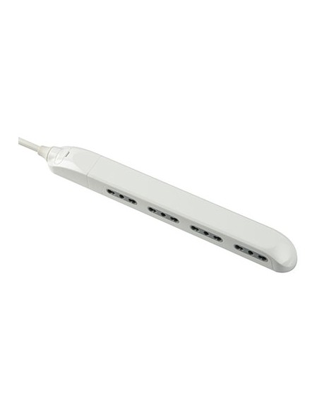 MULTIPRESA BIPASSO SLIM ELECTRALINE BIANCO POSTI 4 2P+T 16A N°XMMQ 3X1 MT 1,5