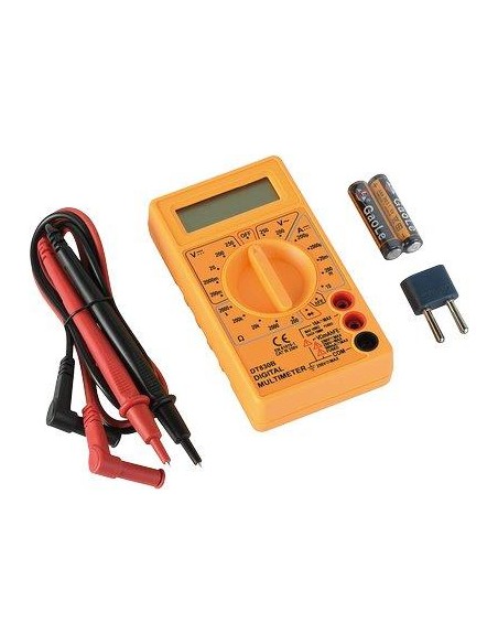 TESTER DIGITALE PROFESSIONALE ELECTRALINE AC DC AMPERE RESISTENZA