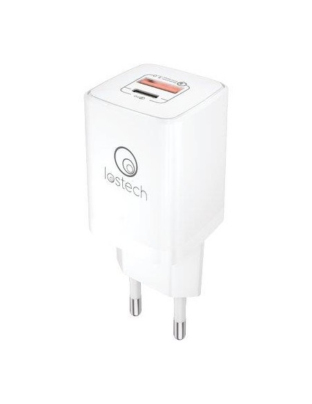 CARICABATTERIA SMARTPHONE LS-NC08 LOSTECH VOLT 230 WATT 20 1 PRESA USB + 1 PRESA TYPE C