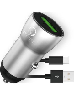 CARICABATTERIA SMARTPHONE AUTO LS-F LOSTECH TYPE-C CORPO METALLO VOLT 12 A 2,0