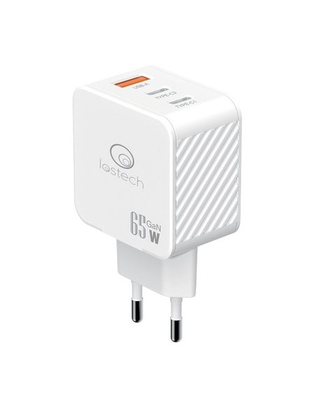 CARICABATTERIA SMARTPHONE RAPIDO LS-NC37 LOSTECH VOLT 230 WATT 65 1 PRESA USB + 2 PRESA TYPE C