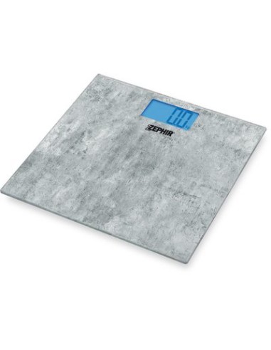 BILANCIA DIGITALE PESAPERSONE ZHS810 ZEPHIR PIETRA CM 30 KG 150 1XCR2032 NON INCLUSA
