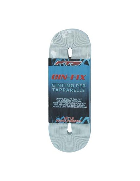 CINTINO AVVOLGIBILI PVC BIANCO MM 22 MT  7,5