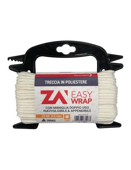 CORDA TRECCIA NYLON SELF 1 CALZA AD AGHI D.MM  8 L.MT 20