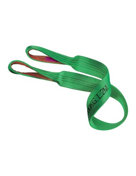 CINGHIA SOLLEVAMENTO ROBUR ASOLE RINFORZATE KG.2000 L.MT 2 VERDE
