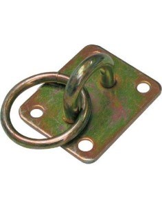 CAVALLOTTO FISSO TONDO + ANELLO 925 ZINCATO GIALLO S.MM 8,0 MM 20X 21