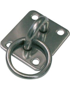 CAVALLOTTO FISSO TONDO + ANELLO 925I ACCIAIO INOX S.MM 8,0 MM 20X 21