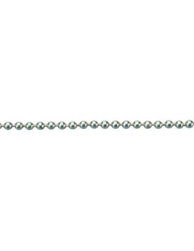 CATENA A PERLINE CROMATA D.MM 3,6 MT 25