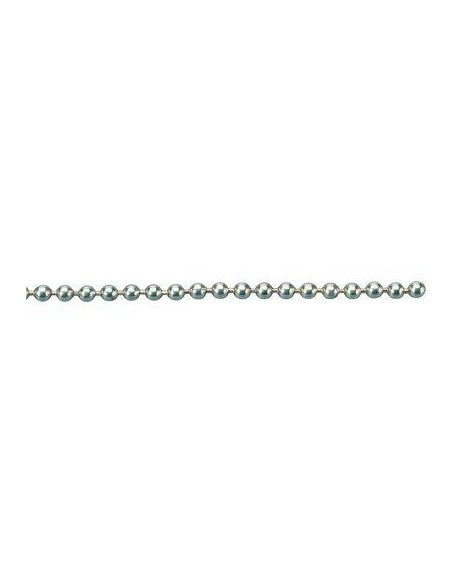 CATENA A PERLINE CROMATA D.MM 3,6 MT 25
