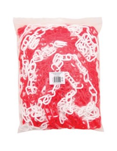 CATENA SEGNALETICA HAND PLT BIANCO/ROSSO D.MM 5 MT 25