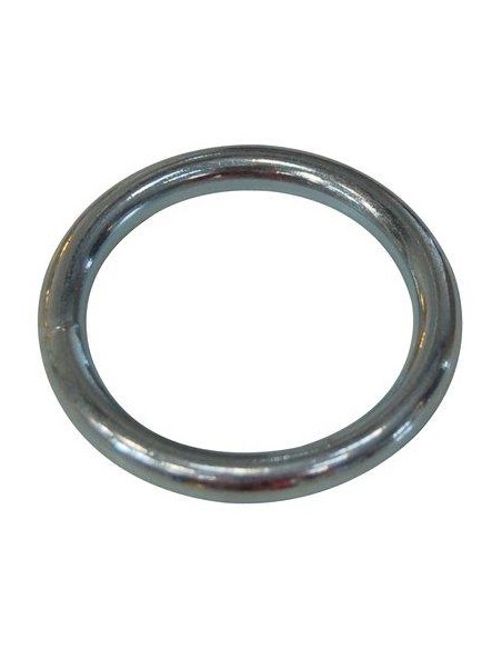 ANELLO TONDO ZINCATO MM  6 D.MM 35