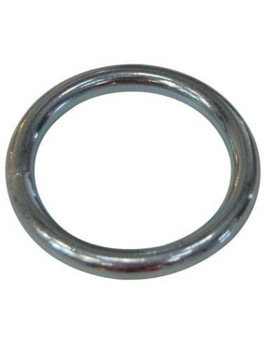 ANELLO TONDO ZINCATO MM  8 D.MM 40