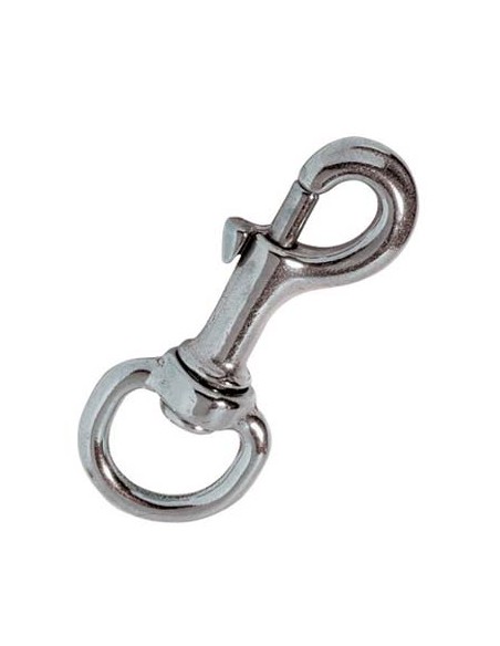 MOSCHETTONE REDINE OTTONE NICHELATO + GIRELLO L.MM 82+3/4