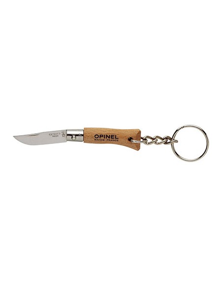 PORTACHIAVE COLTELLO OPINEL INOX/FAGGIO N° 4 MM 50