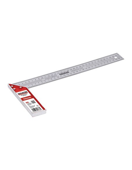 SQUADRA FALEGNAME ALLUMINIO/ACCIAIO CM 35