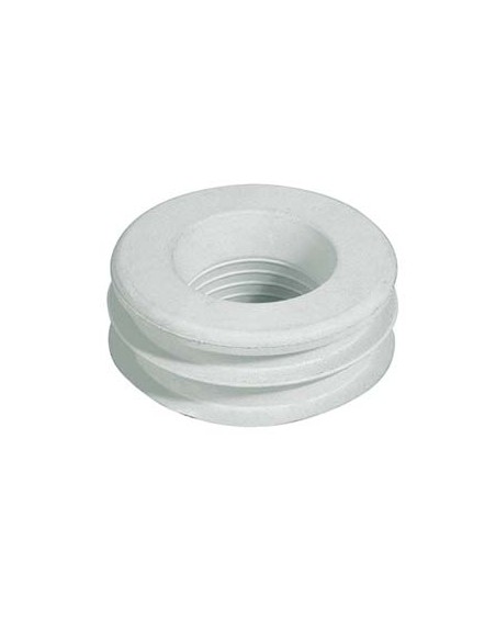 MORSETTO WC GOMMA BIANCA MM 50X30