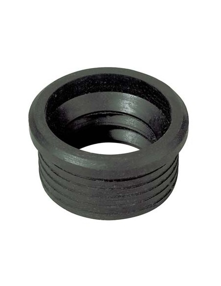 MORSETTO CURVA TECNICA GOMMA NERA MM 46X40