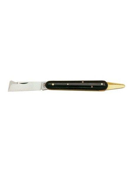COLTELLO SERRAMANICO INNESTO 202 P SP OT DUE BUOI ACCIAIO/PLT CM 19